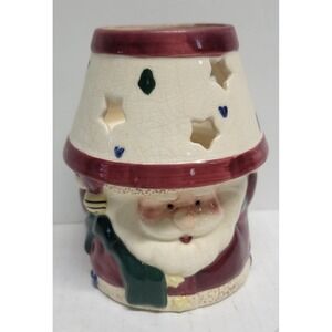 Bella Casa by Ganz Santa Claus Ceramic Candle Warmer‎ Tea Light Holder BC6872